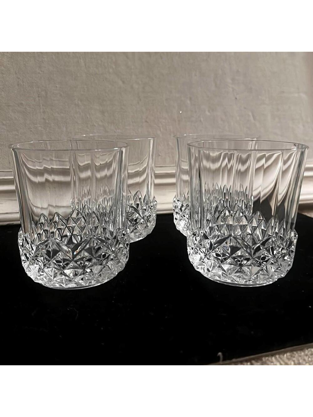 Longchamps by Cristal D'arques Durand tumblers set of 4